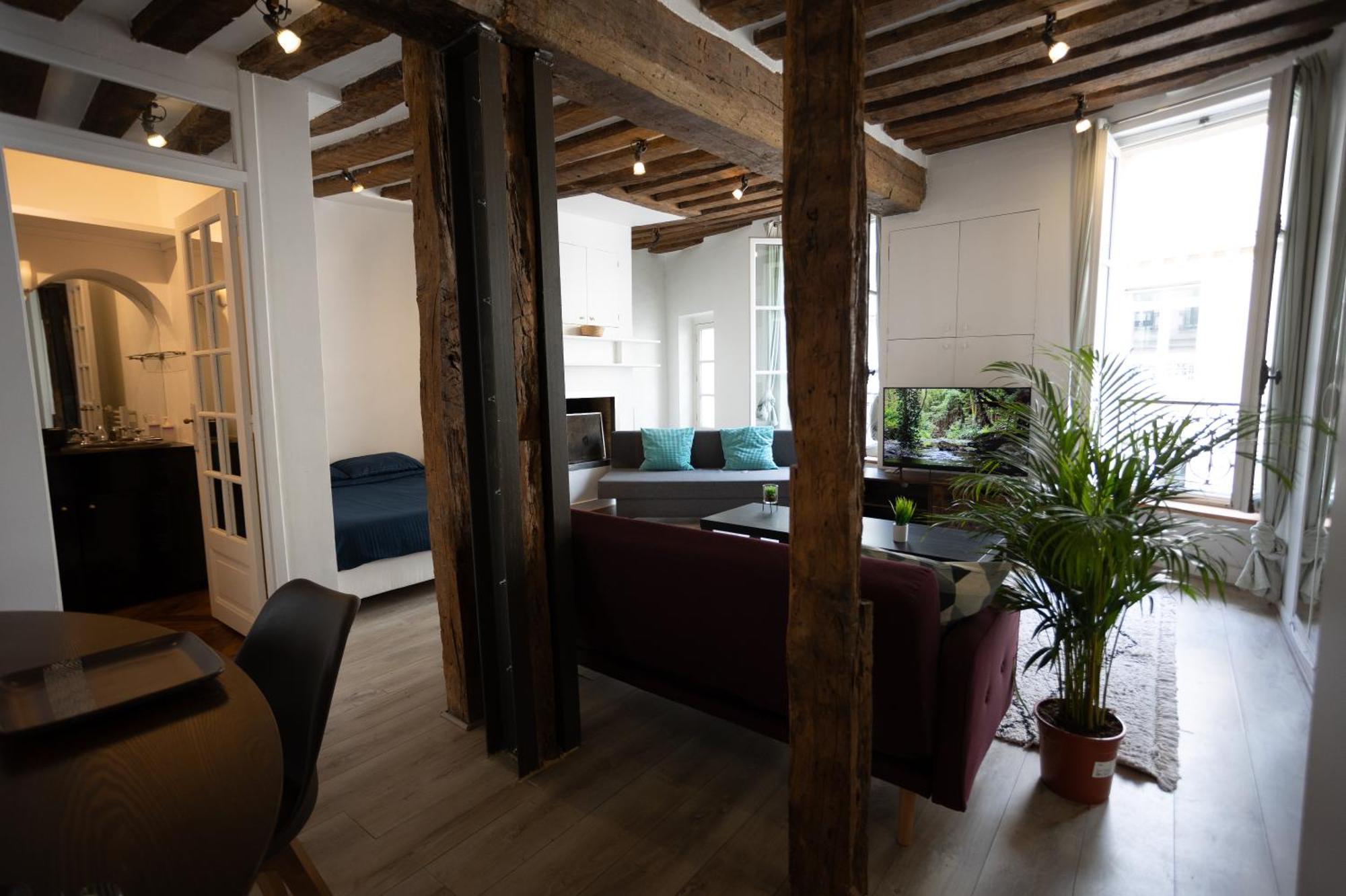 Apartmán Loft Unique Au Coeur De Paris Quarter Opera Garnier - Musee Du Louvre Exteriér fotografie