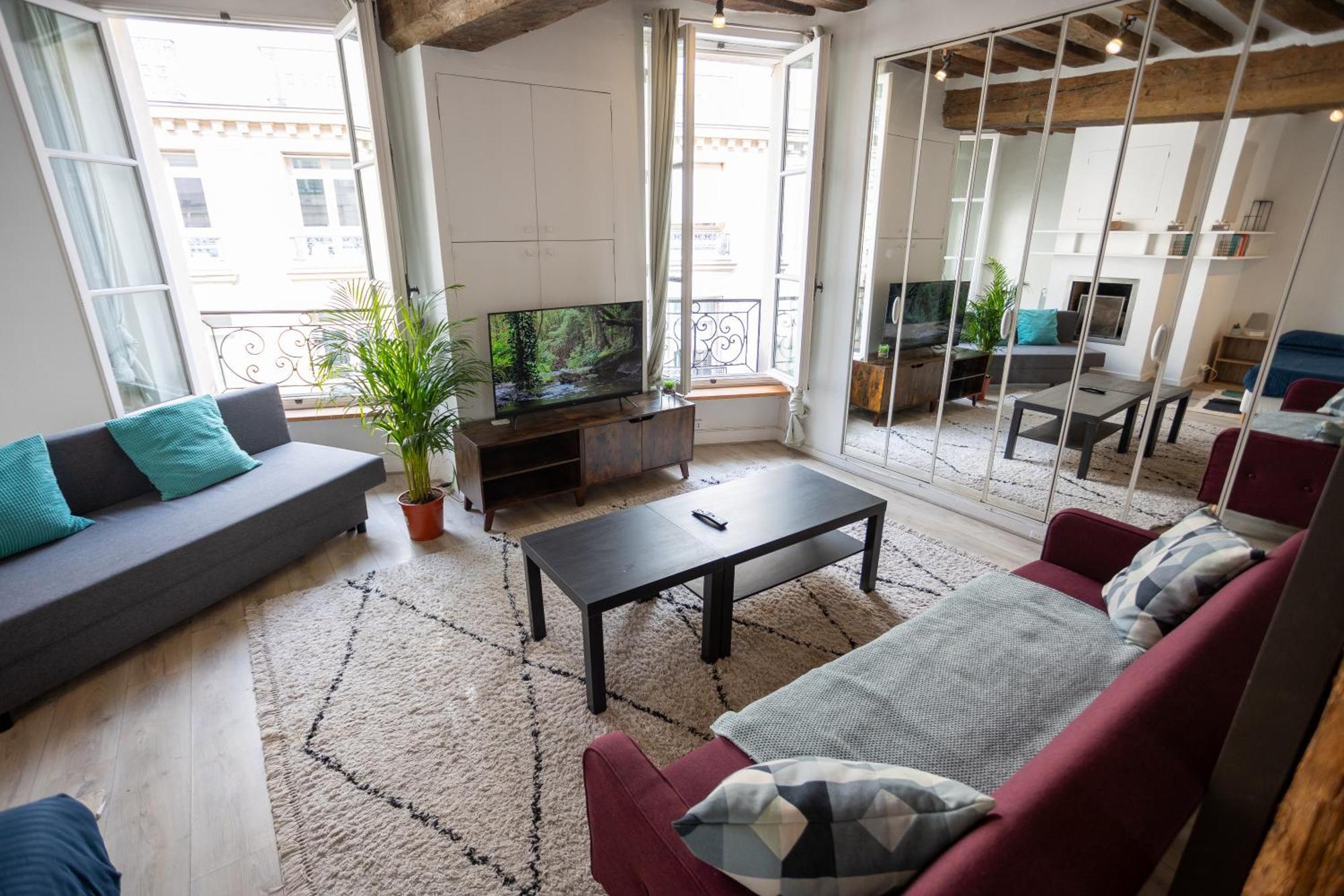 Apartmán Loft Unique Au Coeur De Paris Quarter Opera Garnier - Musee Du Louvre Exteriér fotografie