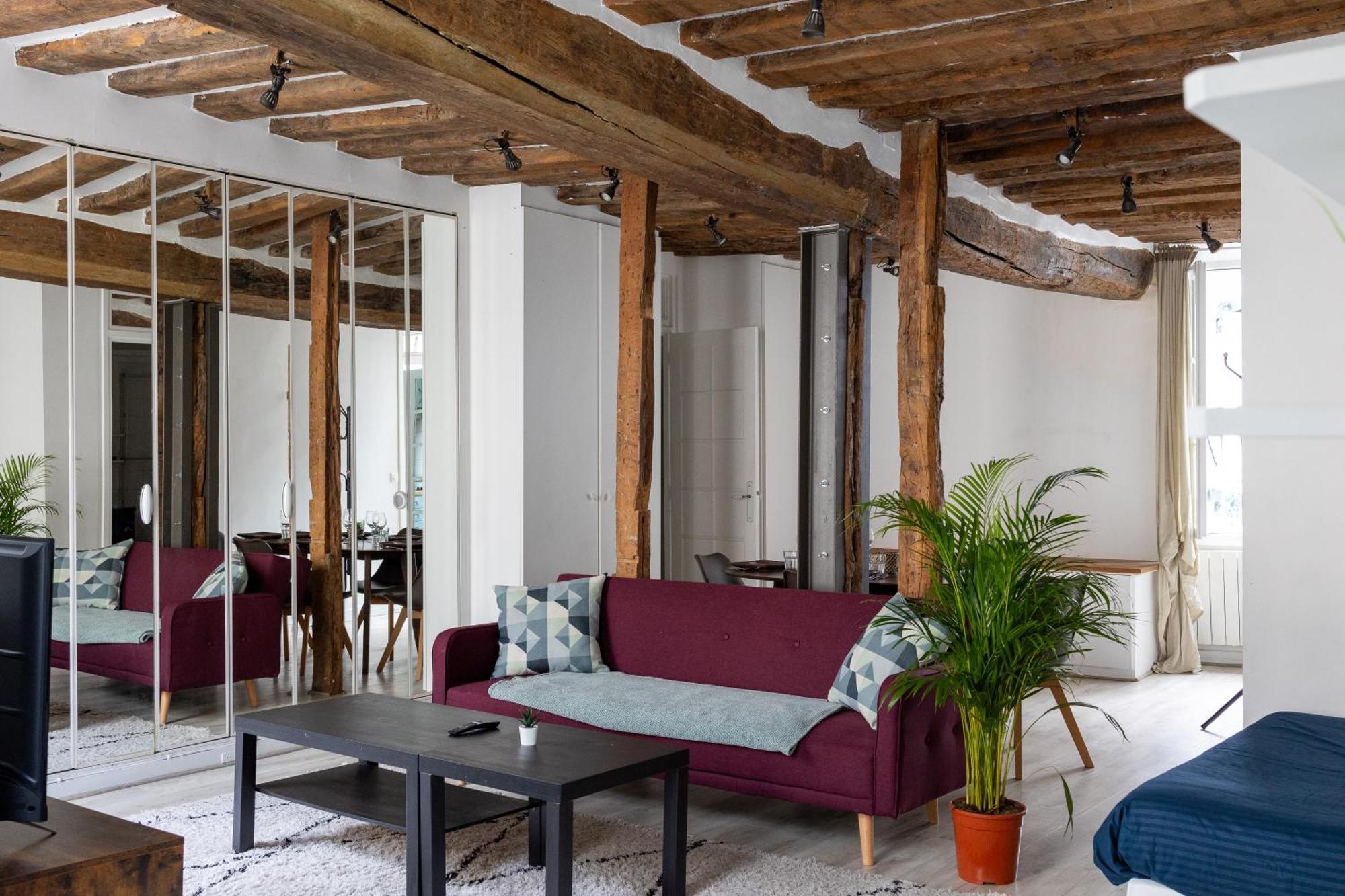 Apartmán Loft Unique Au Coeur De Paris Quarter Opera Garnier - Musee Du Louvre Exteriér fotografie